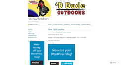 Desktop Screenshot of ddudeoutdoors.wordpress.com