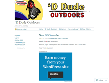 Tablet Screenshot of ddudeoutdoors.wordpress.com