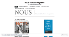 Desktop Screenshot of nousmagazine.wordpress.com