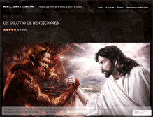 Tablet Screenshot of mentealmacorazon.wordpress.com