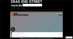Desktop Screenshot of deadendstreetrecords.wordpress.com