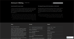 Desktop Screenshot of ammuse.wordpress.com