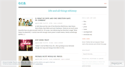 Desktop Screenshot of gilliscbernard.wordpress.com