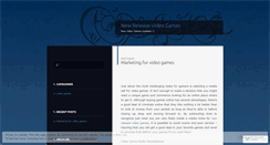 Desktop Screenshot of newreleasevideogamesupdates.wordpress.com