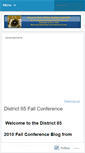 Mobile Screenshot of d65fallconference.wordpress.com