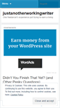 Mobile Screenshot of justanotherworkingwriter.wordpress.com
