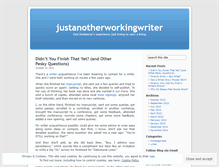 Tablet Screenshot of justanotherworkingwriter.wordpress.com