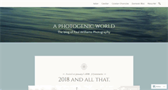 Desktop Screenshot of aphotogenicworld.wordpress.com