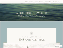 Tablet Screenshot of aphotogenicworld.wordpress.com