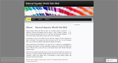 Desktop Screenshot of naturalaquaticworld.wordpress.com