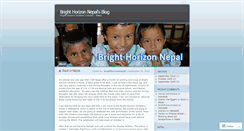 Desktop Screenshot of brighthorizonnepal.wordpress.com