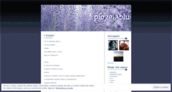 Desktop Screenshot of pioggiablu.wordpress.com