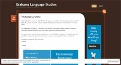 Desktop Screenshot of grahamslinguistics.wordpress.com
