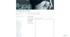 Desktop Screenshot of brancoleone.wordpress.com