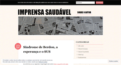 Desktop Screenshot of imprensasaudavel.wordpress.com