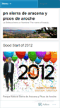Mobile Screenshot of pnsierradearacena.wordpress.com