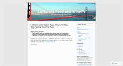 Desktop Screenshot of californiafoodandwinetv.wordpress.com