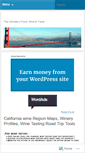 Mobile Screenshot of californiafoodandwinetv.wordpress.com