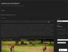 Tablet Screenshot of christinasiuphotography.wordpress.com