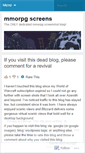 Mobile Screenshot of mmorpgscreens.wordpress.com