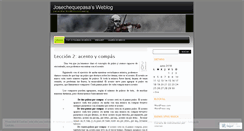 Desktop Screenshot of josechequepasa.wordpress.com