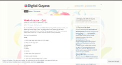 Desktop Screenshot of digitalguyana.wordpress.com