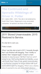 Mobile Screenshot of driverpotter.wordpress.com
