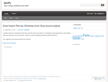 Tablet Screenshot of javafu.wordpress.com