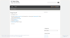 Desktop Screenshot of doctordata.wordpress.com