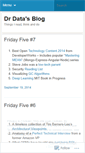 Mobile Screenshot of doctordata.wordpress.com