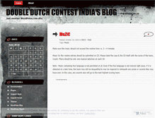 Tablet Screenshot of doubledutchindia.wordpress.com