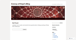 Desktop Screenshot of convoyofhope.wordpress.com