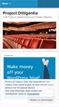 Mobile Screenshot of projdiligentia.wordpress.com