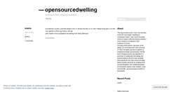 Desktop Screenshot of opensourcedwelling.wordpress.com