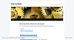 Desktop Screenshot of hulpbijnask.wordpress.com