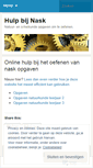 Mobile Screenshot of hulpbijnask.wordpress.com
