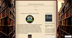 Desktop Screenshot of librarydenizen.wordpress.com
