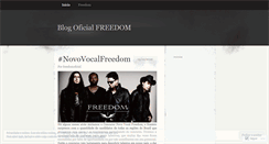 Desktop Screenshot of freedomoficial.wordpress.com