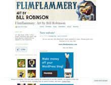 Tablet Screenshot of flimflammery.wordpress.com