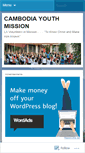 Mobile Screenshot of cambodiayouthmission2012.wordpress.com