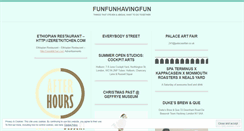 Desktop Screenshot of funfunhavingfun.wordpress.com