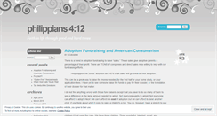 Desktop Screenshot of philippians412.wordpress.com