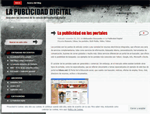 Tablet Screenshot of lapublicidadigital.wordpress.com