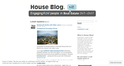 Desktop Screenshot of houseblognz.wordpress.com