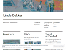 Tablet Screenshot of lindadekker.wordpress.com
