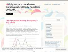 Tablet Screenshot of intymnosc.wordpress.com