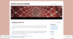 Desktop Screenshot of journaljottingsfromjamie.wordpress.com