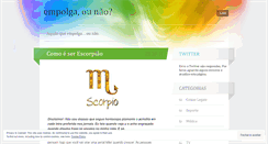 Desktop Screenshot of empolgaounao.wordpress.com