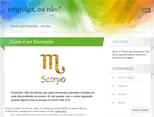 Tablet Screenshot of empolgaounao.wordpress.com