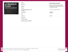 Tablet Screenshot of dieblumenkohlrezepte.wordpress.com